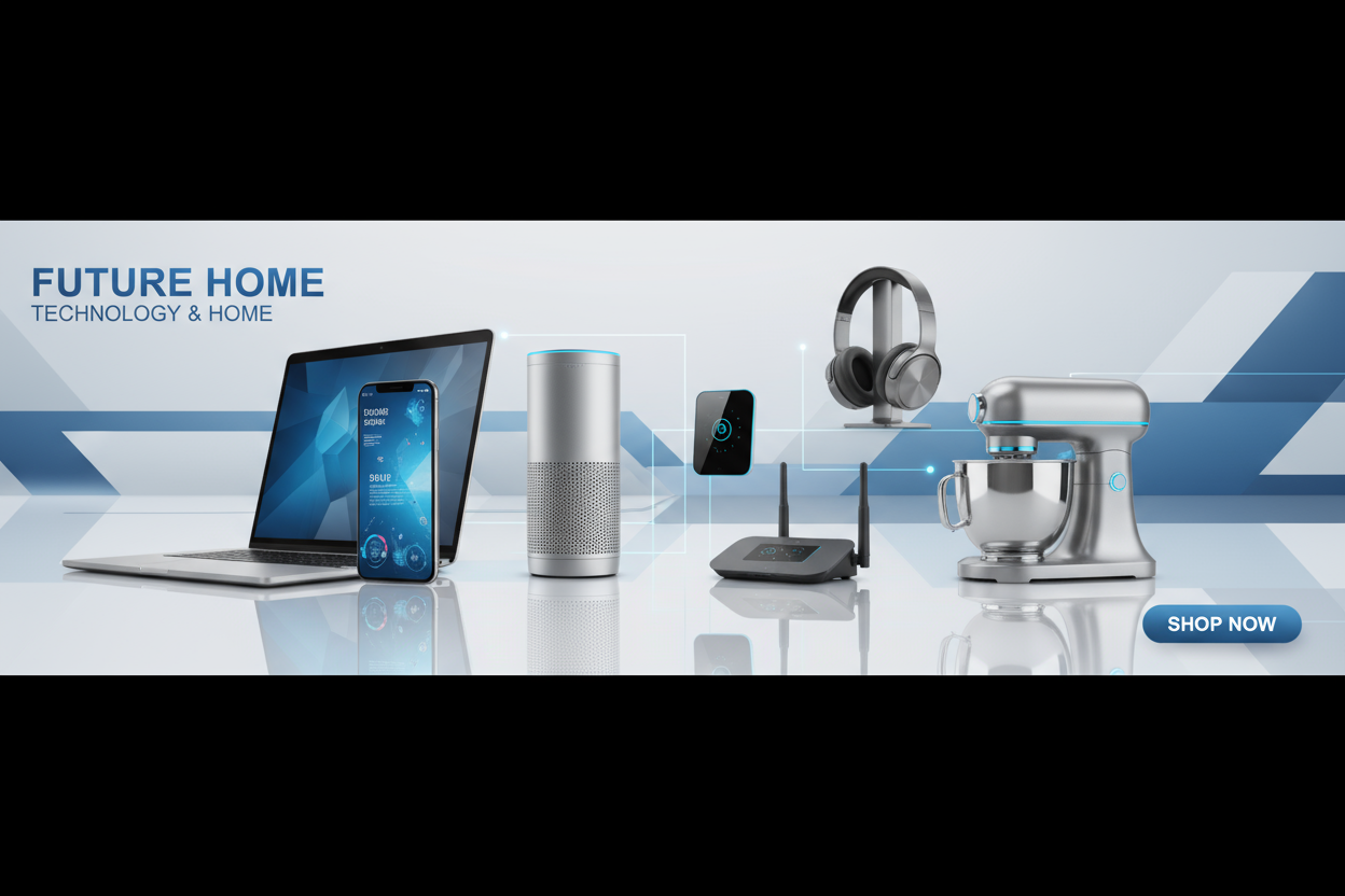 BANNER DE PRODUCTOSD E TECNOLOGIA Y HOGAR